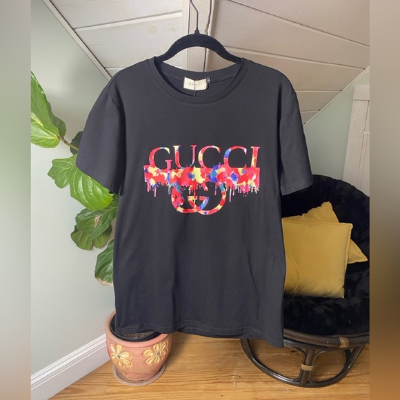 NWT Gucci 100% Cotton Short Sleeve T-shirt Made in Italy Size Large - Picture 12 of 12